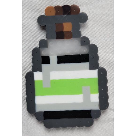 Agender LGBT Potion Perler Pixel Art - Picture 1 of 2